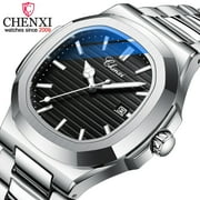 Chenxi New Watches Mens Top Brand Luxury Sports Quartz Men Watch Full Steel Waterproof Luminous Wrist Watch Relogio Masculino - Quartz Wristwatches