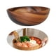thumbnail image 2 of Cuenco redondo de madera de acacia para pasta, cereales, aperitivos, fideos y ensaladas. Los 20x7.5cm, 2 of 8