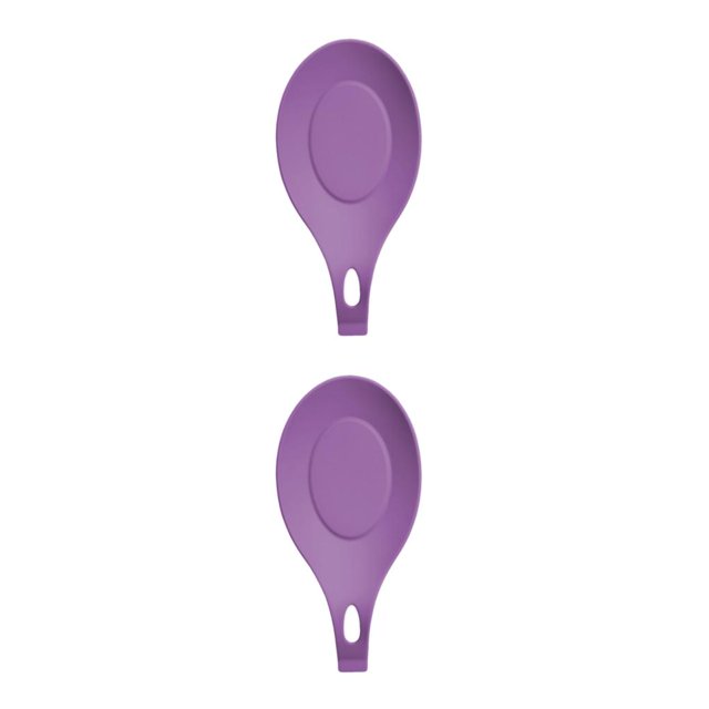 Injueey soporte para cucharas de PP para entusiastas del té: complemento imprescindible para el té Le Creuset Soporte para cucharas Soporte Púrpura 1 2Conjunto