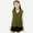Army Green, variant on OGLCCG Girls Quilted Vest Lightweight V Neck Full Zip Padded Gilet with Pockets Winter Warm Soft Slleeveless Vest Jacket 3-14 Years