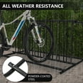 thumbnail image 4 of Telyswee 10-Bike Capacity Bike Rack Stand, Commercial Floor Grid Bike Rack Ground, Dual Sided Bicycle Storage Stand Floor Parking Stand for Garages, Stores, Schools, 4 of 5