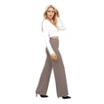 thumbnail image 5 of Yoga Dress Pants for Women High Waisted Stretchy Comfy Work Pants Business Casual Office Yoga Pant with Pockets Coffee L, 5 of 6