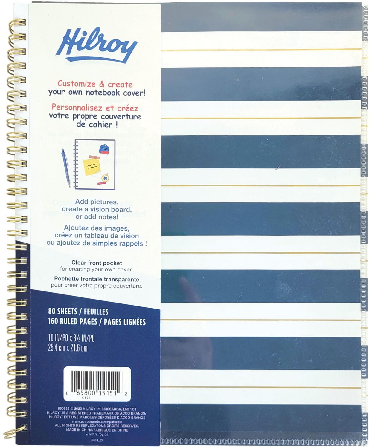 Hilroy Create  Your Own Cover Notebook, Notebook