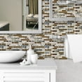 thumbnail image 2 of clevermosaics Peel and Stick Tile Panels for Kitchen and Bathroom, 10 Sheets, 2 of 7