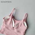 thumbnail image 4 of Parte de atrás bonita, ropa interior deportiva para mujer, para correr, a prueba de golpes, flacidez, Fitness, Yoga, copa fija en forma de V, entrenamiento, Wenchest, 4 of 6