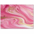 thumbnail image 2 of Area Rugs Indoor Non-Slip Rectangle Rug 5x8 Ft Pink Marble Abstract Gold Foil Modern Rug Rubber Backing Floor Mats Non Shedding Home Decor Carpet for Entryway Living Room, 2 of 8