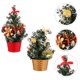 thumbnail image 4 of FELTECHELECTR 2 miniárboles artificiales de Navidad para decorar tu escritorio, regalo de fiesta, 4 of 6