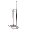 thumbnail image 1 of Econoco 1 Roll Polyethylene Vertical Dispensing Rack - Square Tubing - Chrome Finish,Pack Size - 1, 1 of 3