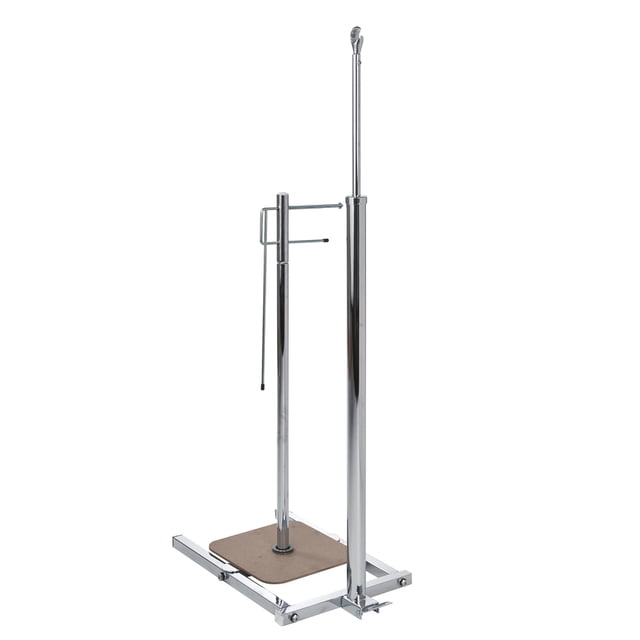 Econoco 1 Roll Polyethylene Vertical Dispensing Rack - Square Tubing - Chrome Finish,Pack Size - 1