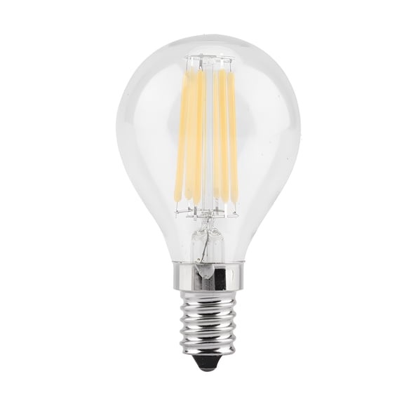 HIBIBUD 6W E14 G45 Smart Small Filament Bulb,Warm White Light Lamp,Candle Shape,220V