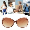 thumbnail image 5 of Gafas de sol retro de montura grande a la moda europea y americana, hechas de PC, 5 of 5