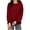 Wine, variant on Sexlip Classic Crewneck Sweatshirt for Women - Relaxed Fit Soft Comfortable Pullover with Ribbed Cuffs and Hem Black XL