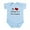 Sky Blue, variant on CafePress - My Heart Belongs To A Fire Captain Infant Bodysuit - Baby Light Bodysuit, Size Newborn - 24 Months