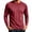A Wine, variant on Ultra Soft Cotton Color Crew Neck Tees Men Tops Men's Solid Color Long Sleeved Round Neck Casual Sports Top T-Shirt Black Xl