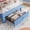 blue, variant on Luxurious Twin Upholstered Princess Bed Frame with LED Lights - Crystal Button Headboard, Storage Drawers, Noise-Free Slats, No Box Early Season Needed - Soft Platform - Size: Twin, Color: Orange