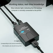 USB Printer Sharing Device Data Transfer Splitter Manual Switching Hubs 2 in 1