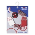 thumbnail image 4 of Crocs Jibbitz NBA Chicago Bulls 5 Pack Shoe Charms | Jibbitz for Crocs, 4 of 4