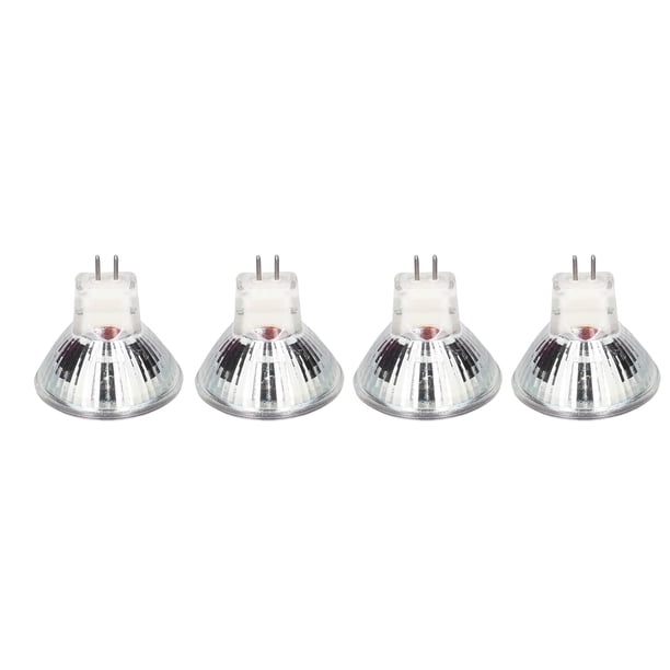 Luz 4PCS MR11 12LED Bombilla 2W 300LM Foco Bombilla Doble Pin Base Paisaje Bombilla