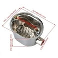 thumbnail image 5 of 5PCS Silver Alloy Drum Kit Rectangular Claw Hook Lug Single End Drum Percussion Accessory, 5 of 5