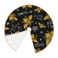 thumbnail image 3 of Kll Hohey Bee Golden Embroidery Christmas Tree Skirt 30",Party Decorations Farmhouse For Christmas Decorations Holiday Party, 3 of 8