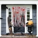 thumbnail image 5 of Decoración de Halloween Cortina, Cortina Ensangrentada Puerta Cortina Ventana, Huella de Mano Manchada de Sangre Gasa Prop, Cortina de Sangre, 5 of 7