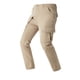 thumbnail image 4 of Pantalones largos de moda para hombre, casuales, de color sólido, cargo, con bolsillos y cremallera, pantalones largos de poliéster para hombre., 4 of 6