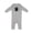 AC-Heather Grey, variant on Inktastic Labrador Retriever Black Lab Baby Romper Coveralls