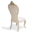 thumbnail image 3 of Michael Amini Platine de Royale Velvet Dining Side Chair - Set of 2 - Champagne, 3 of 8