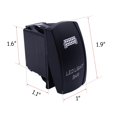 thumbnail image 3 of HSHDLDF DaSen Toggle Switch with LED Light Bar Laser Blue LED Light Rocker Switch Universal ON-Off 20A/12V 5pin Fit ATV UTV Polaris RZR Jeep Marine Boat Car Rv Vehicles Truck SUV C, 3 of 7