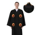 thumbnail image 4 of Fotbe Orange Dalia Printed Class of 2024 Graduation Stole, 4 of 7