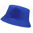 thumbnail image 3 of Pure Cotton Fishermen Caps Bucket Hat Solid Color Headwear Cap, 3 of 8
