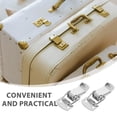thumbnail image 3 of KAKOWELY garage door lock 10pcs Stainless Steel Spring Loaded Toggle Latch For Toolbox Chest Case Box Secure Locking Clasp With Mounting Screws1.77"X0.87"X0.12", 3 of 5