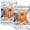Orange Blue Gray Blue, variant on Orange Blue Pumpkin Fall Kitchen Towels Set of 2,Absorbent Microfiber Dish Tea Towels with Hanging Loop,Thanksgiving Botanical Watercolor Resuable Hand Towel for Home Kitchen Cleaning 18"x26"
