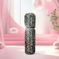 thumbnail image 1 of FSTDelivery Portable 10ml Perfume Spray Bottle Sample Vials, Shiny Rhinestone Cosmetic Bottle Mini Perfume Spray Dispensers, Vials Refillable Sprayer Makeup Tool for Travel Carrying, Black, 1 of 5