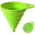 thumbnail image 1 of Embudo plegable de silicona, embudo plegable para utensilios de cocina para transferencia de líquidos en botellas de agua de grado alimenticio., 1 of 5
