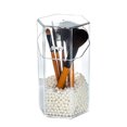 thumbnail image 1 of Soporte para brochas de maquillaje, organizador de brochas de maquillaje, soporte para brochas de maquillaje a prueba de polvo con tapa, para tocador y baños, 1 of 6