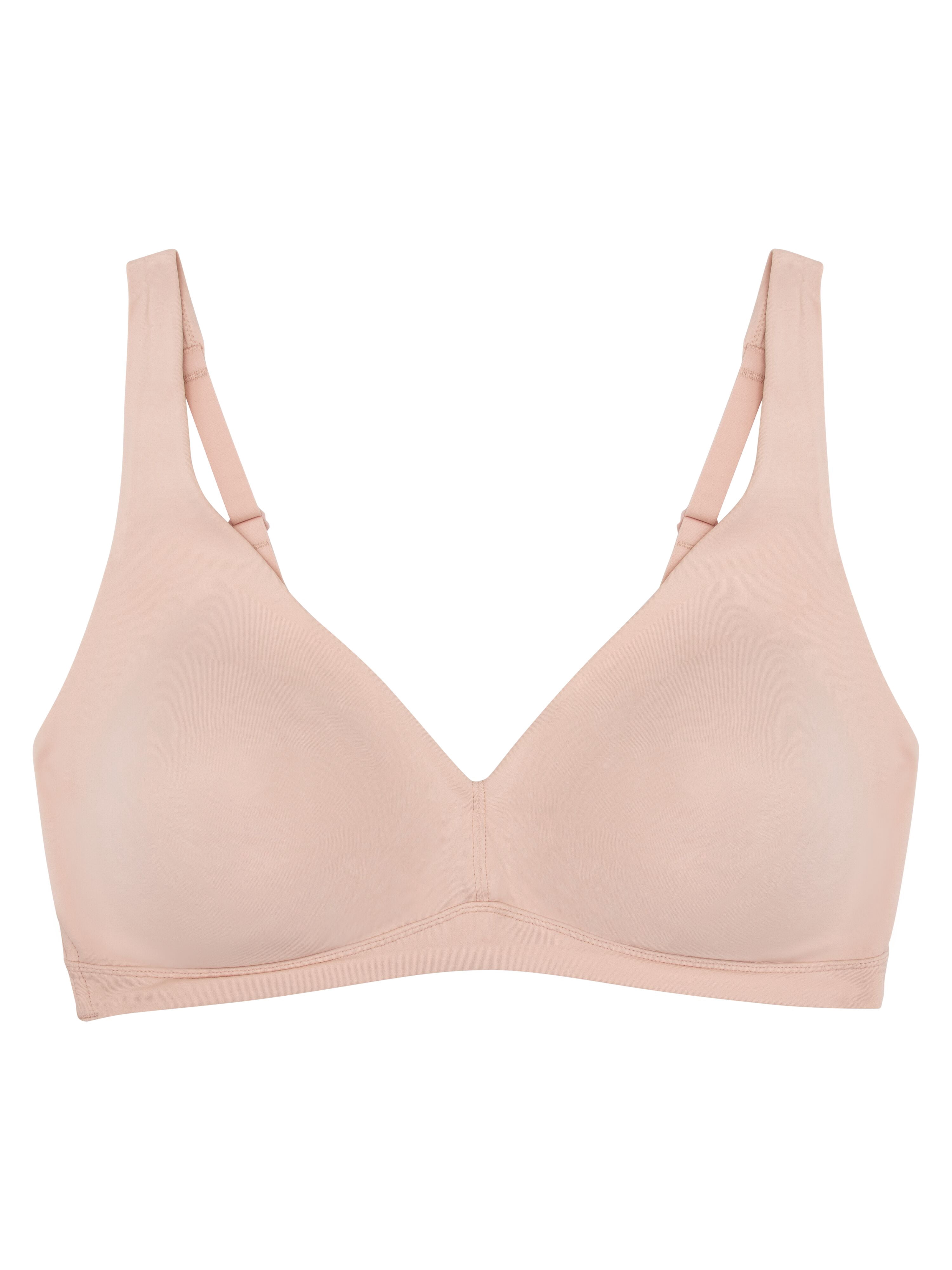 Vanity Fair Lingerie Women's Beauty Back Wireless Bra with Lift, Smoothing, Simple Sizing S-3XL, Style 72164