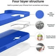 thumbnail image 2 of XUCP-for iPhone SE Case 2022/3rd/2020,iPhone 8/7 Case, Upgraded Liquid Silicone with [Flat Edges] [Camera Protection] [Soft Anti-Scratch Microfiber Lining] Phone Case for iPhone SE - Cantaloupe, 2 of 4