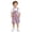 Hot Pink-01, variant on Kids Patriotic Denim Bib Overalls Shorts American Flag Star Striped Design Casual Jean Jumpsuit Outfits for Boys 4th of July Holiday Daily Wear