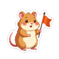 thumbnail image 4 of cartoon Hamster Theme Stickers, Waterproof Hamster Theme Sticker for Water Bottle Laptop Phone Cases Planner Skateboard Luggage Helmet Party Favor Decor, Ideal for Adults Teens Teacher Rewards, 4 of 9
