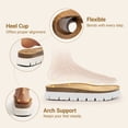 thumbnail image 5 of DREAM PAIRS Women's Platform Sandals Wedge Chunky Heel Slip-on Comfort Slides with Arch Support Cork Footbed Adjustable Buckle Summer Slide Sandals, 5 of 8