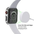 thumbnail image 4 of Case for Apple Watch 40mm Series SE 6 5 4 with Tempered Glass Screen Protector, Hard Shell Matte Full Protection Anti Scratch Cover (Red), 4 of 5