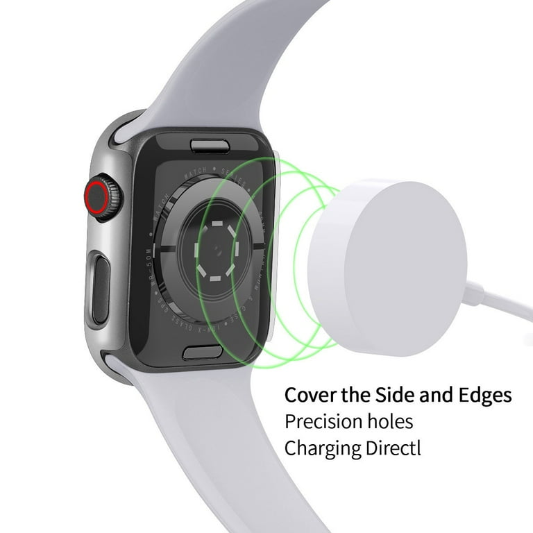 Case for Apple Watch 38mm Series 3 2 1 with Tempered Glass Screen