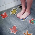thumbnail image 2 of 9 Uds. De Pegatinas Antideslizantes Para Bañera De Dibujos Animados, Pegatinas Del Mundo Del Océano, Baño Para Niños, Bañera De Bebé ANGGREK Bathroom Stickers, 2 of 8
