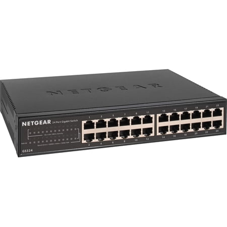 NETGEAR 24-Port Gigabit Ethernet Unmanaged Switch (GS324)