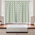 thumbnail image 2 of Ambesonne Spring Kitchen Curtains, Flying Kites in the Sky, 55"x45", Multicolor, 2 of 3