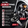 thumbnail image 2 of Sensor TPMS Autel, 1 sensor MX, 315 MHz + 433 MHz, válvula metálica, 2 of 7