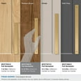 thumbnail image 3 of Amerock Ladera 8-13/16 inch (224mm) Center-to-Center Rectangle Champagne Bronze Cabinet Pull Backplate, 3 of 6