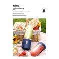thumbnail image 3 of Portable Blender, Personal Blender USB Rchargeable, Mini Blender for Shakes and Smoothies, 400ML Portable Fruit Veggie Juicer Cup With 6 Blades and Travel Lid, Handheld Blender (Only juicer), 3 of 5