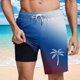 thumbnail image 2 of Pantalones Cortos Casuales para Hombre Imprimir con Bolsillos Pantalones de Playa de Cintura Elástica, Pantalones Cortos de Cintura Elástica para Hombre, 2 of 5